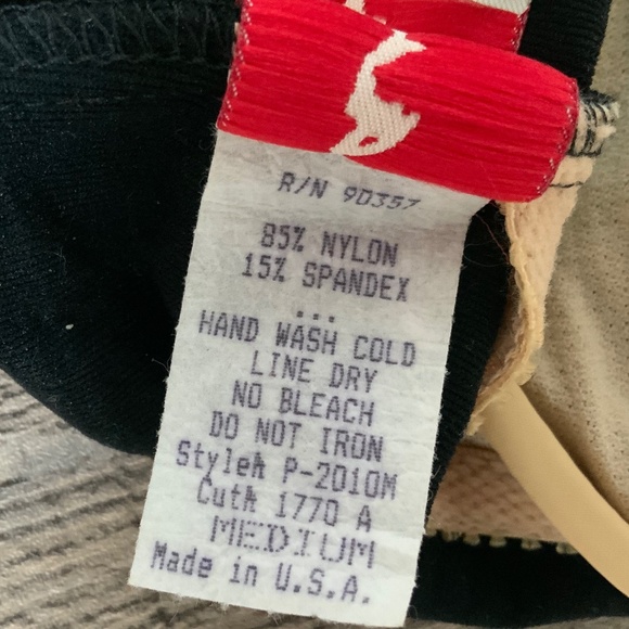 Amica Black One Piece Maillot High Leg Cheeky Underwire Swimsuit SZ M - Picture 7 of 7